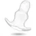 Addicted Toys Veliki Intimni Dilatator 15 cm Transparentni TPE Sistem