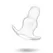 Addicted Toys Srednji Analni Dilatator 9.5 cm Transparentni TPE Sistem