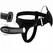 Pretty Love Myron Adjustable Hollow Vibrating Harness Silicone Black
