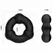 Crazy Bull Super Soft Silicone Comfort Ring sa Nodul Teksturom 5.4cm
