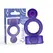 CASUAL LOVE Vibrirajući Dupli Prsten Ljubičasta - Fleksibilni Intimni Sistem