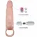 Baile Brave Man Intimate Extension with Dual Vibrating System 16.5 cm Flesh