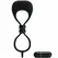 Pretty Love Double Silicone Ring Black - Dual Support System with Vibration