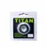 Baile Titan Silicone Ring Black-Green 2cm Adjustable Comfort Fit