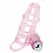 Baile Sweet 10 Vibrating Silicone Ring Set with Pink Textured Cover