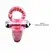 Baile Sweet Abs Pink Vibrating Intimate Ring 10 Modes Flexible 4.6cm