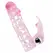 Baile Ultimate 10V Intimate Extension Sleeve with Vibrating System, Clear, 13.5 cm