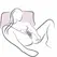 Rocks-Off Glo-Girl Bunny Flexible Purple Intimate Device 10 Modes