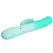 Pretty Love Gigi Aqua Green Dual-Action Intimate Device Silicone