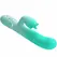 Pretty Love Gigi Aqua Green Dual-Action Intimate Device Silicone