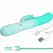 Pretty Love Gigi Aqua Green Dual-Action Intimate Device Silicone