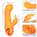 CalExotics Montecito Muse Dual Action Vibrator Narandžasti USB Punjiv