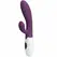 Pretty Love Alvis Dual Motor Intimate Silicone Massager, Purple, 21 cm
