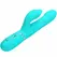 Pretty Love Rabbit Vibrator Pearls Aqua Green - Dual Motor & Beads Sistem