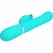 Pretty Love Rabbit Vibrator Pearls Aqua Green - Dual Motor & Beads Sistem