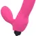 OHMAMA BIX Dvostruka Stimulacija Vibrator Roza Xmas Izdanje 163mm Silikon