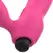 OHMAMA BIX Dvostruka Stimulacija Vibrator Roza Xmas Izdanje 163mm Silikon