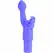 CalExotics Kiss Silicone Bunny Dual-Engine Flexible Vibrator Purple