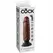 Pipedream King Cock Vibrating System Brown 15.24 cm Adjustable