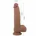 Pretty Love Jonathan Silicone Intimate Machine 21cm 3 Modes Remote Light Brown
