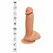Get Real Silicone Vibrating Model with Suction Base Skin Tone