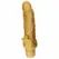 Get Real Gold Dicker Multi-Speed Gold Uređaj za intimnu stimulaciju 22 cm