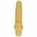 Get Real Gold Dicker Multi-Speed Gold Uređaj za intimnu stimulaciju 22 cm