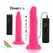 Diversia Fleksibilni Vibracioni Intimni Uređaj Roze 23cm, Usisna Čaša, Daljinski Upravljač