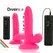 Diversia Fleksibilni Vibracioni Model Roze 17cm sa Usisnom Čašom i Daljinskim Upravljanjem