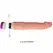 Baile Natural Series Vibrating Intimate Machine 22cm Flesh Multispeed