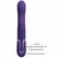 Pretty Love Zalin 4-in-1 Rabbit Vibrator Pearls, Dual Motors, Purple