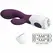 Pretty Love Brighty Dual Vibrating System Silicone Purple 210mm