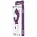 Pretty Love Brighty Dual Vibrating System Silicone Purple 210mm