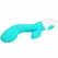 Pretty Love Brighty Dual-Action Aqua Green Silicone Vibrator 21cm