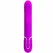 Pretty Love Perlita Violet - 3-u-1 intimni wellness uređaj, Vodootporan, USB
