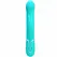 Pretty Love Coale Aqua Green Dual-Motor Intimate System with Beads