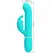 Pretty Love Coale Aqua Green Dual-Motor Intimate System with Beads
