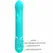 Pretty Love Coale Aqua Green Dual-Motor Intimate System with Beads
