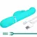 Pretty Love Coale Aqua Green Dual-Motor Intimate System with Beads