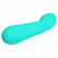 Pretty Love Cetus Fleksibilni silikonski vibrator Aqua Green USB 12 režima