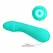Pretty Love Cetus Fleksibilni silikonski vibrator Aqua Green USB 12 režima