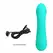 Pretty Love Cetus Fleksibilni silikonski vibrator Aqua Green USB 12 režima