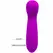 Pretty Love Hiram Silicone Wand - 30 Modes, USB Rechargeable, Purple