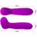 Pretty Love Hiram Silicone Wand - 30 Modes, USB Rechargeable, Purple