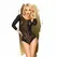 Penthouse Under My Spell Teddy XL – geometrijski bodi, crni