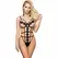 Subblime Strappy Lace teddy S/M – elegantni podesivi čipkani bodi