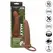 CalExotics Maxx Ribbed Dual Vibrating Probe Brown 10 Modes Silicone