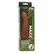 CalExotics Maxx Ribbed Dual Vibrating Probe Brown 10 Modes Silicone