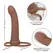 CalExotics Maxx Ribbed Dual Vibrating Probe Brown 10 Modes Silicone