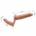 Baile Ultra Passionate Double Model with Adjustable Harness, Natural, TPR